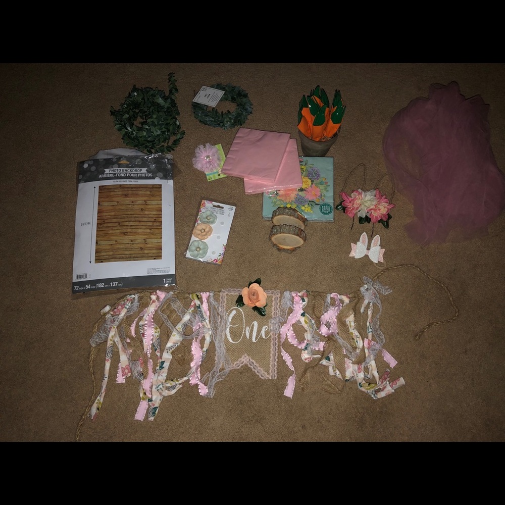 Baby girl first birthday